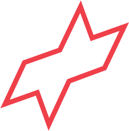 Shape with red border