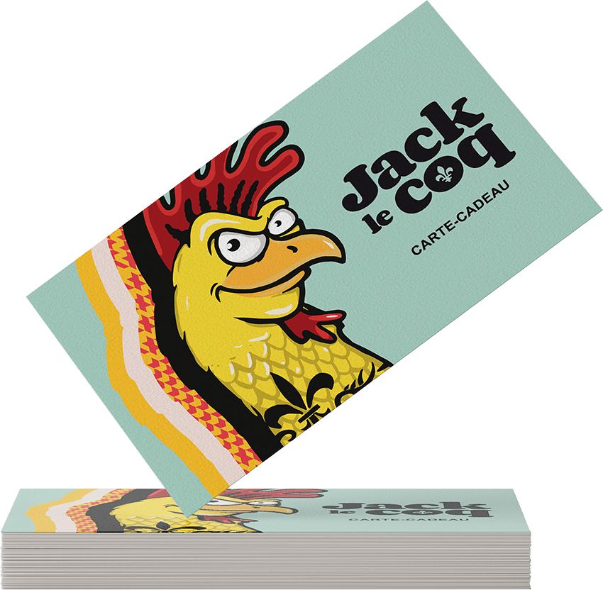 Jack Le Coq - Carte Cadeau